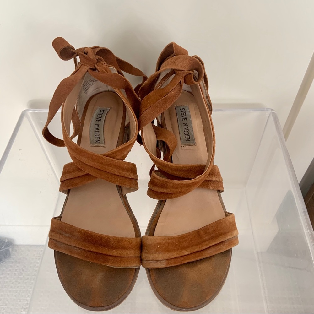 Steve Madden tie up sandals